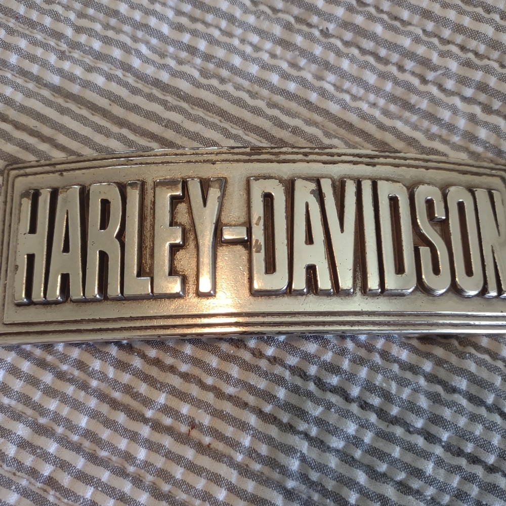 Vintage Harley-Davidson Belt Buckle-silver